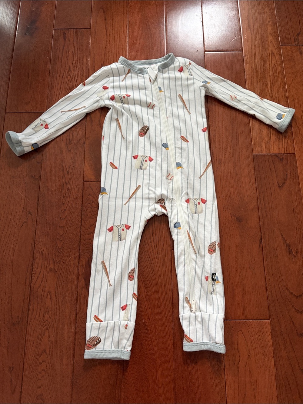 Kyte Baby Zippered Romper, Home Run, 6-12 months